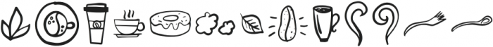 Coffee Break Symbols otf (400) Font LOWERCASE