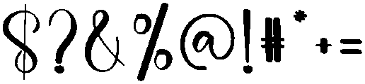 Coffee Regular otf (400) Font OTHER CHARS