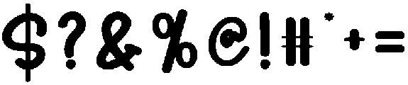 Coffee Regular otf (400) Font OTHER CHARS