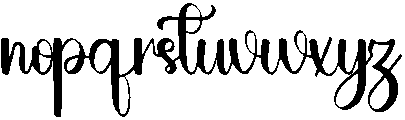 Coffee Regular otf (400) Font LOWERCASE