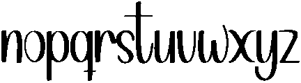 Coffee Regular otf (400) Font LOWERCASE