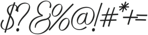 Coffee Signature otf (400) Font OTHER CHARS