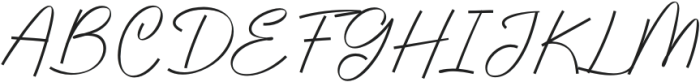 Coffee Signature otf (400) Font UPPERCASE