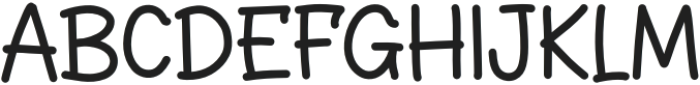 CoffeeBookRegular otf (400) Font UPPERCASE