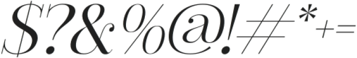 Coffica Vibes Italic otf (400) Font OTHER CHARS