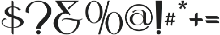 Cofigra Regular otf (400) Font OTHER CHARS