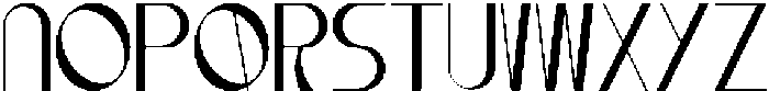 Coftew otf (400) Font LOWERCASE