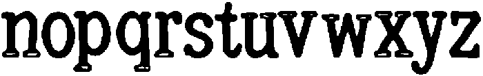 Cogoxo ttf (400) Font LOWERCASE