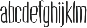Cogswell Condensed Light otf (300) Font LOWERCASE
