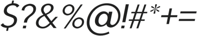 Cohabited Thin Italic otf (100) Font OTHER CHARS