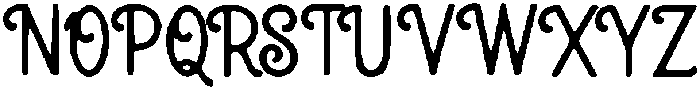 Cohutu ttf (400) Font UPPERCASE