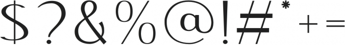 Colabero-Regular otf (400) Font OTHER CHARS
