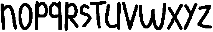 Colacha Regular otf (400) Font LOWERCASE