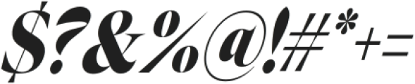 Colagent Black Condensed Italic otf (900) Font OTHER CHARS