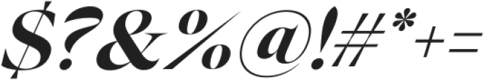 Colagent Bold Italic otf (700) Font OTHER CHARS