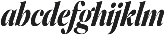 Colagent Extra Bold Condensed Italic otf (700) Font LOWERCASE