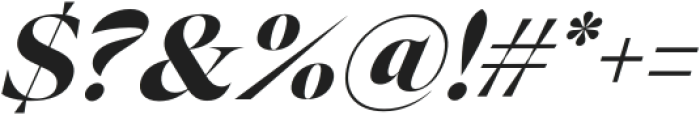 Colagent Extra Bold Italic otf (700) Font OTHER CHARS