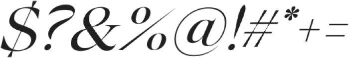 Colagent Italic otf (400) Font OTHER CHARS