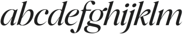 Colagent Italic otf (400) Font LOWERCASE