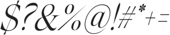 Colagent Light Condensed Italic otf (300) Font OTHER CHARS