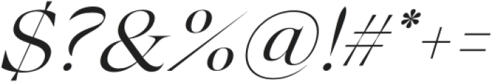 Colagent Light Italic otf (300) Font OTHER CHARS