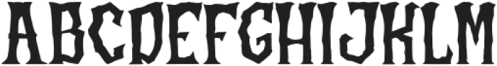 Cold Flame Regular otf (400) Font LOWERCASE
