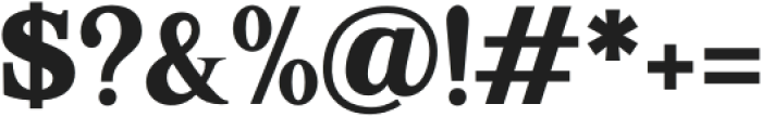 Coldetica Serif Bold Extra Expanded otf (700) Font OTHER CHARS