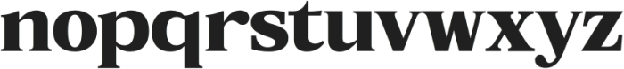 Coldetica Serif Extra Bold Expanded otf (700) Font LOWERCASE