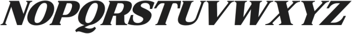 Coldetica Serif Italic Black Expanded otf (900) Font UPPERCASE