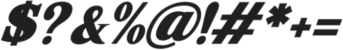 Coldetica Serif Italic Black otf (900) Font OTHER CHARS