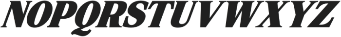 Coldetica Serif Italic Black otf (900) Font UPPERCASE