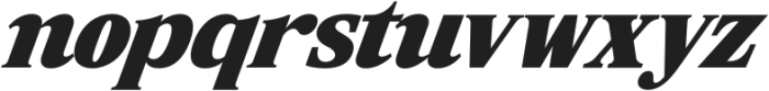 Coldetica Serif Italic Black otf (900) Font LOWERCASE