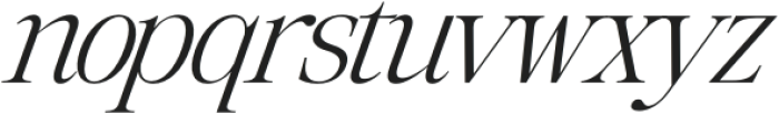 Coldetica Serif Italic Extra Light otf (200) Font LOWERCASE
