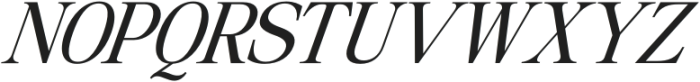 Coldetica Serif Italic Light otf (300) Font UPPERCASE