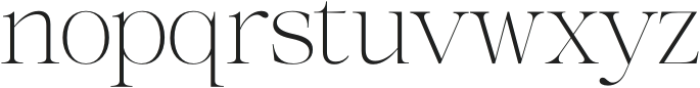 Coldetica Serif Thin Expanded otf (100) Font LOWERCASE