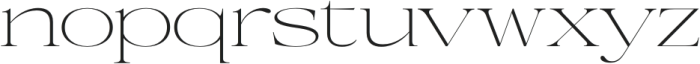 Coldetica Serif Thin Ultra Expanded otf (100) Font LOWERCASE