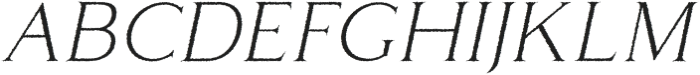 Coldiac Rough Italic otf (400) Font LOWERCASE