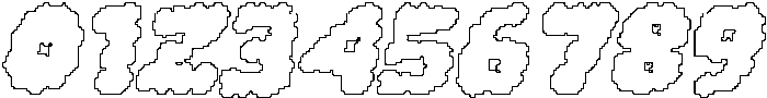 Colence Pixel Outline otf (400) Font OTHER CHARS