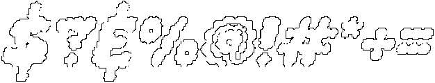 Colence Pixel Outline otf (400) Font OTHER CHARS