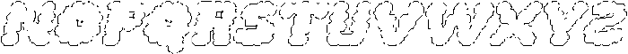 Colence Pixel Outline otf (400) Font UPPERCASE
