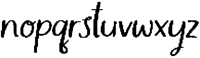 Colette SS Oblique otf (400) Font LOWERCASE