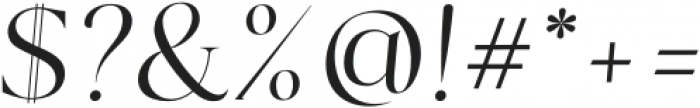 Colgent-Italic otf (400) Font OTHER CHARS