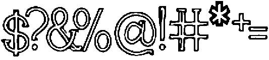 Coli ttf (400) Font OTHER CHARS