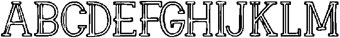 Coli ttf (400) Font UPPERCASE