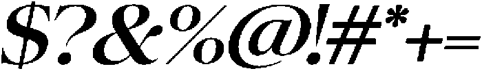 Colitez Serif Medium Italic otf (500) Font OTHER CHARS