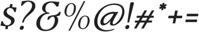 Collager Oblique Light Oblique otf (300) Font OTHER CHARS