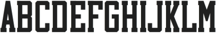 College Duo Regular otf (400) Font UPPERCASE