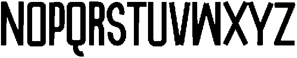 College Regular otf (400) Font UPPERCASE