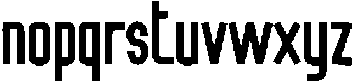College Regular otf (400) Font LOWERCASE