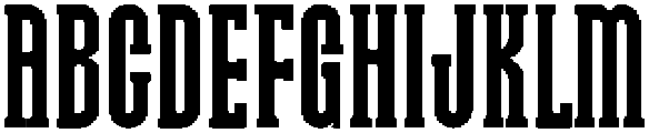 Collegiate Regular otf (400) Font UPPERCASE